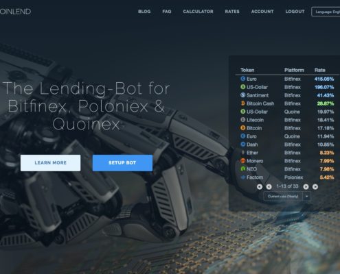 coinlend - lånerobot til bitfinex